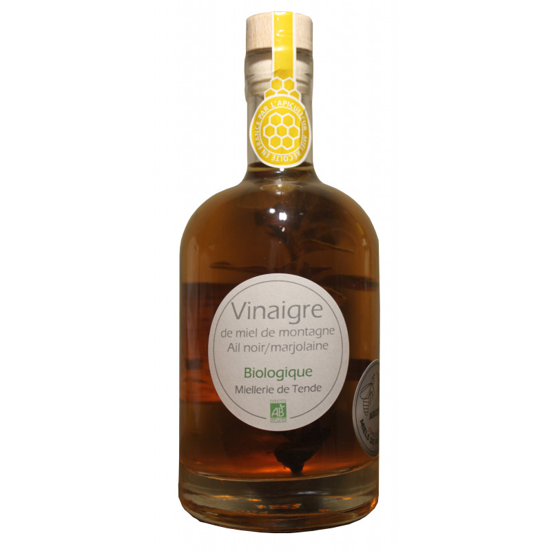 Black Garlic Honey Vinegar / Organic Marjoram