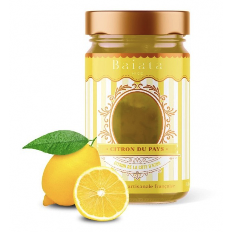 Organic Menton PGI lemon jam