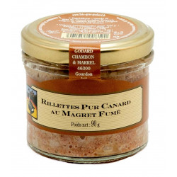 Rillettes pur Canard au Magret Fumé
